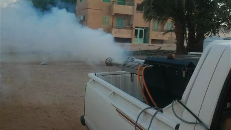 ١٢ فرقة لتنفيذ برنامج مكافحة البعوض والحشرات الطائرة بسفاجا