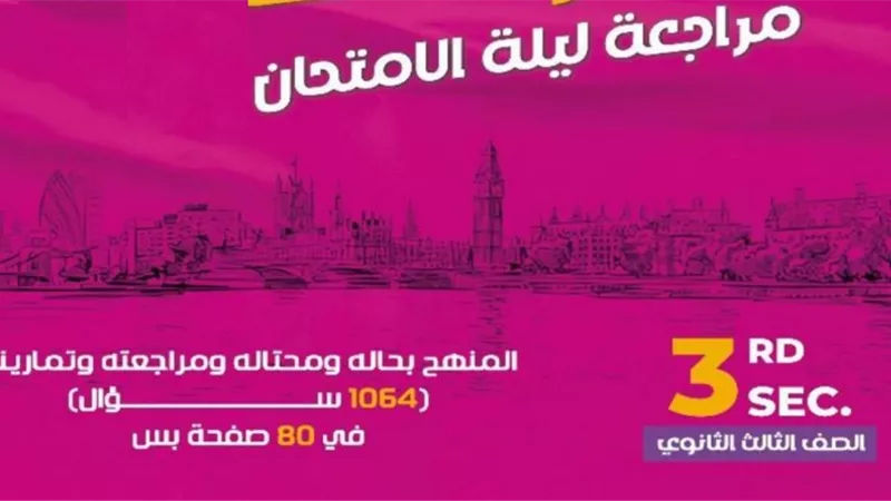 أكثر من 1000 سؤال لمنهج الانجليزي بالكامل للثانوية العامة 2023