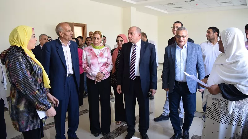 أنتهاء امتحانات كليات الجامعه الاهليه ببنى سويف