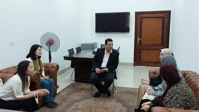 جامعة بنى سويف التكنولوجية تستقبل المتطوعين في الوكالة الكورية