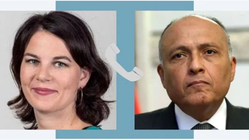 وزير الخارجية يتلقى اتصالاً هاتفياً من نظيرته الألمانية
