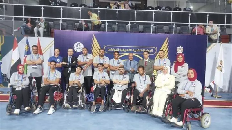 عبد المعز يحصد أول ذهبية لمصر فى منافسات بطولة أفريقيا للبوتشا