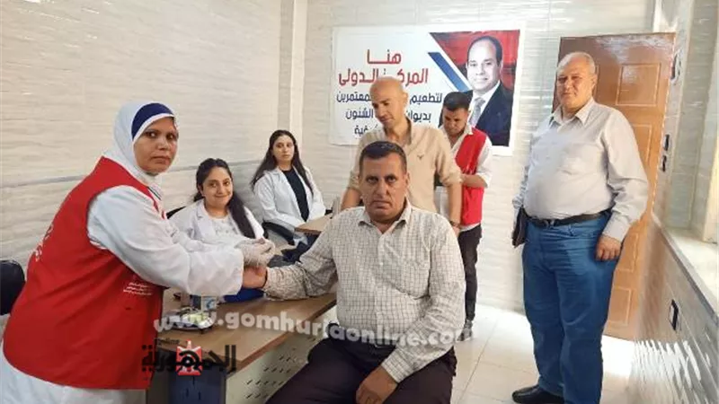 انتشار مكثف للفرق الطبيةبالمبادرة الرئاسية١٠٠ يوم صحة بالشرقية