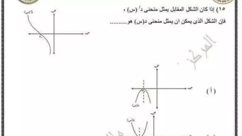 20 سؤالا وإجابتهم فى التفاضل والتكامل للثانوية العامة .. معنا تصل الى القمة