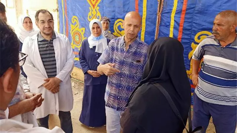 مسعود يتابع استعدادات تشغيل وحدة الماموجرام المتنقلة ببلبيس
