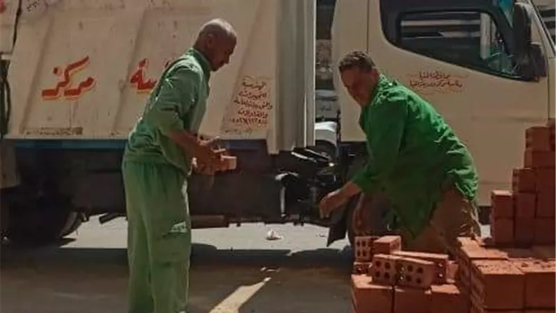 إيقاف أعمال مخالفة بدون ترخيص بأحد الشقق السكنية
