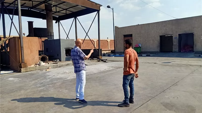 وكيل وزارة الصحة يتفقد سير العمل بمجمع المحارق بالخطارة