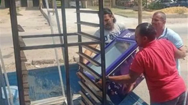 حملات نظافة ورفع إشغالات بحي ثالث الإسماعيلية