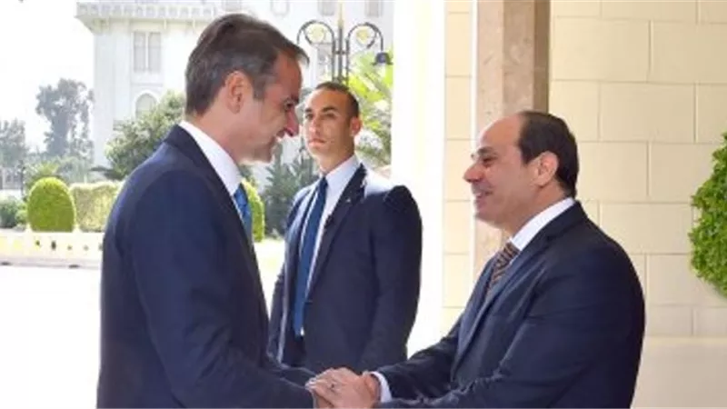 الرئيس السيسي يهنئ رئيس وزراء اليونان بفوز حزبه في الانتخابات البرلمانية