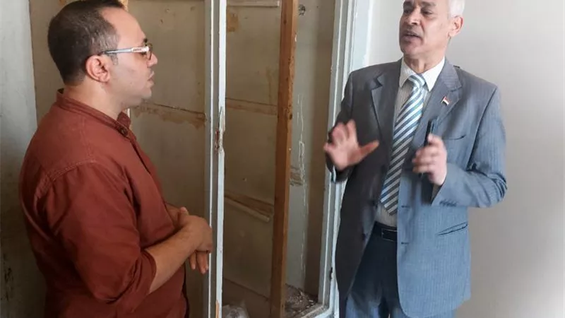 نائب رئيس الجامعة يتفقد قطاع المدن الجامعية لمتابعة أعمال التطوير
