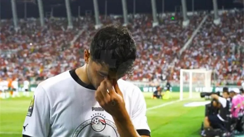 نهائى أفريقيا.. طرد محمود صابر في مباراة مصر والمغرب الأولمبي