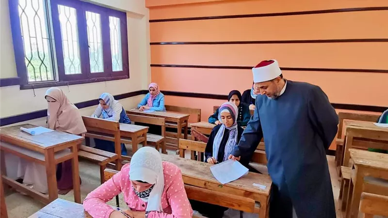 ختام ماراثون امتحانات الثانوية الأزهرية للأدبي بالشرقية