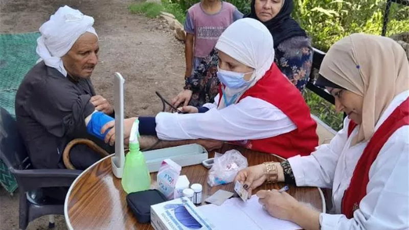 انتشار مكثف للفرق الطبية بالمبادرة الرئاسية ١٠٠يوم صحةبالشرقية