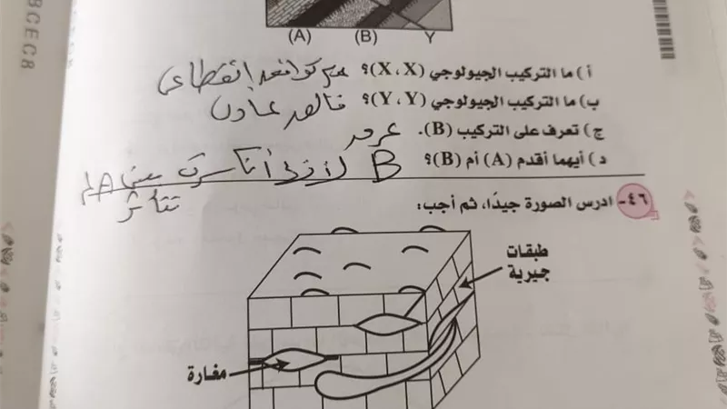عايز تعرف درجتك .. الاجابة النموذجية لامتحان الجيولوجيا للثانوية