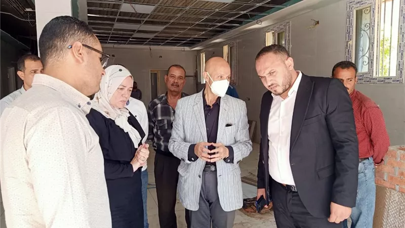 مسعود يتابع نسب إنجاز أعمال تطوير المجلس الطبى بالشرقية