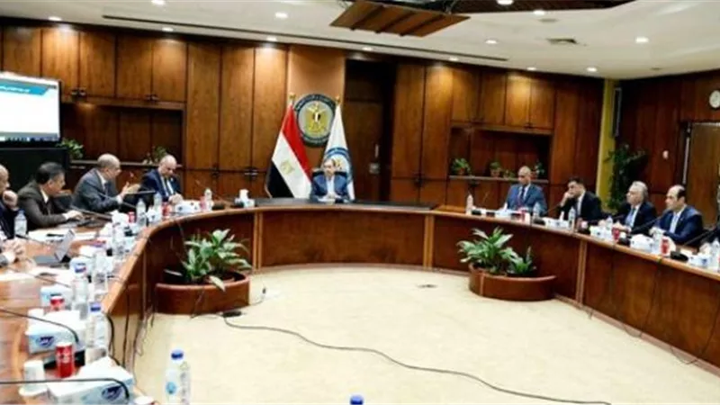 وزير البترول يتابع الإجراءات الجارية لتنفيذ مشروع مجمع انتاج السيليكون
