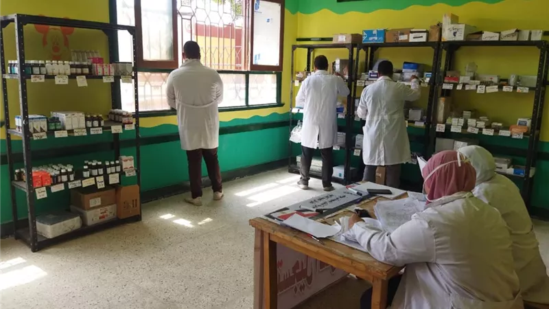 العلاج ل 1230مريضا ضمن مبادرة حياه كريمه بقرية الفقيره ببنى سويف