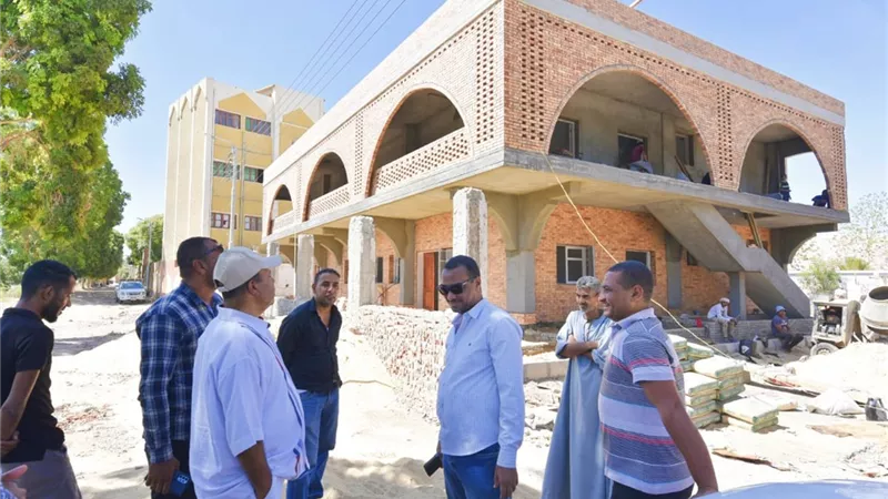 الطيرى يتفقد مشروعات جهاز التعمير بالأقصر ..صور