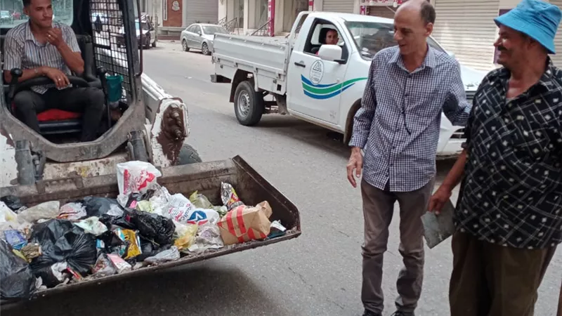 رفع 620 طن قمامة ومخلفات صلبة من شوارع الدقهلية