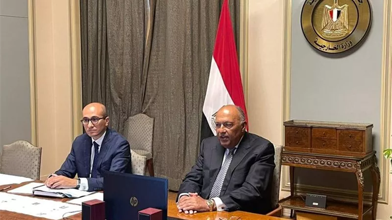 سامح شكرى يترأس الاجتماع الأول لإطلاق مجموعة قادة الأعمال لـCOP27