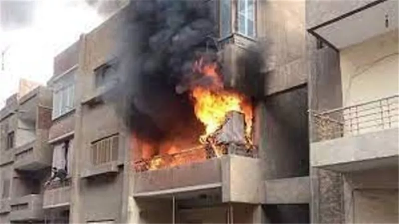 مصرع 4 من أسرة واحدة أثر حريق داخل شقة سكنية بفيصل