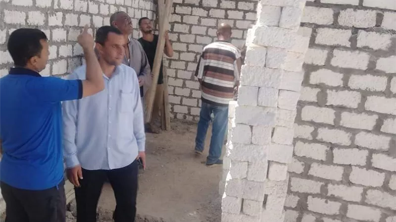 إزالة ٨٩ حالة تعد واسترداد ٢٣٥ فدانا بالمنيا