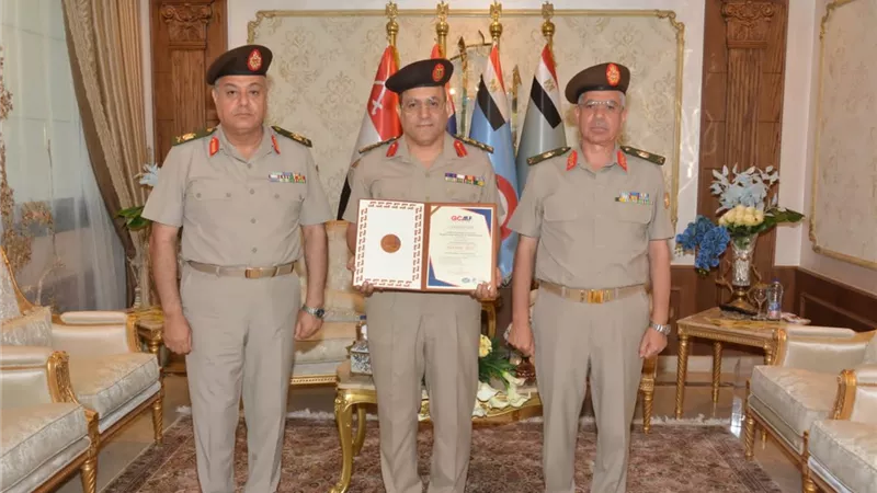 حصول وحدة تدريب مشترك الهيئة الهندسية للقوات المسلحة على شهادات الإعتماد الدولية 