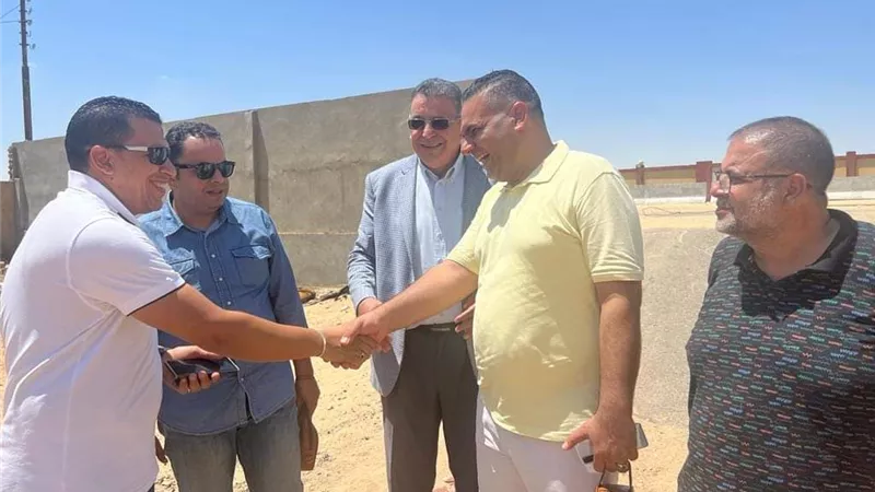 البدء في انشاء مجمع محاكم و نيابات فايد الجديد بالإسماعيلية