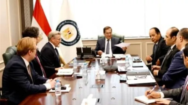 وزير البترول يبحث مع وفد 