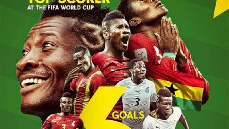 هداف المونديال.. الاتحاد الإفريقي يتغني بأسطورة منتخب غانا