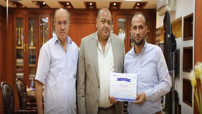 تسليم شهادات التدريب للتحول الرقمي بشركة مياه الشرب بالمنيا
