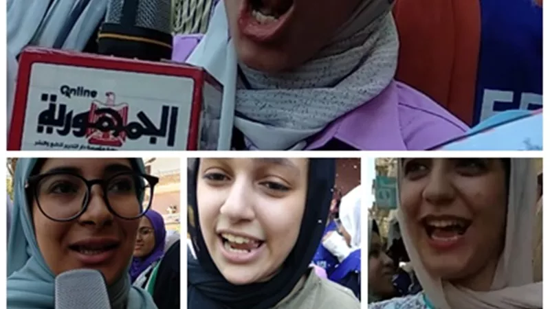 بالزغاريد فرحة طالبات الثانوية بانتهاء ماراثون الإمتحانات