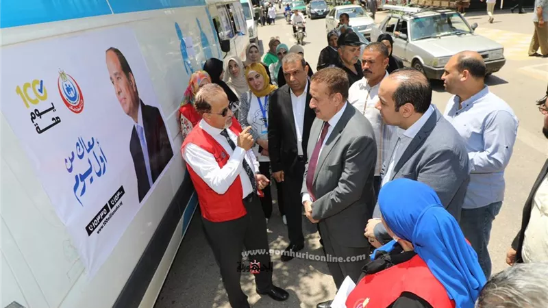 محافظ المنوفية يناشد المواطنين الإستفادة من مبادرة 100 يوم صحة