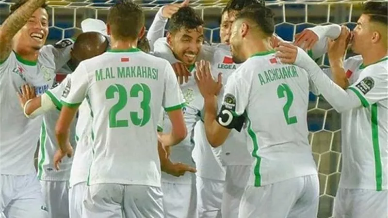 الرجاء يواجه نهضة بركان الليلة فى نهائي كأس العرش المغربي