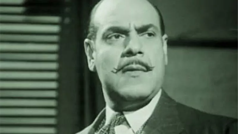 سراج منير .. فيلم صامت أول أدواره في السينما المصرية.