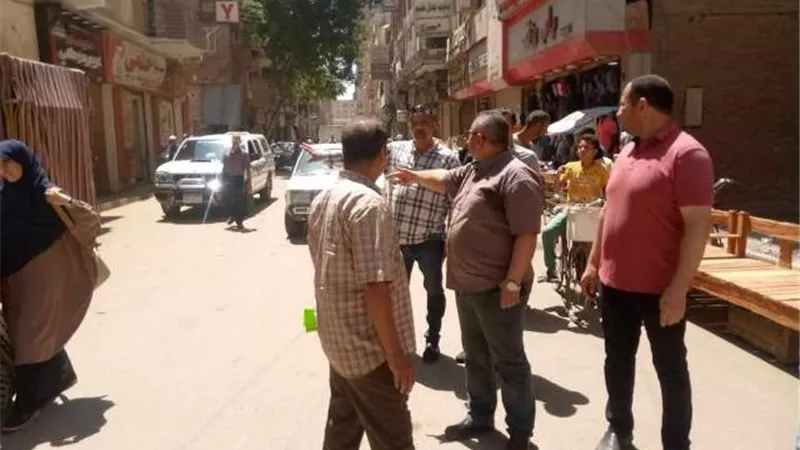 تحرير ٨٠ محضر إشغال فى ٣ مراكز بالمنيا