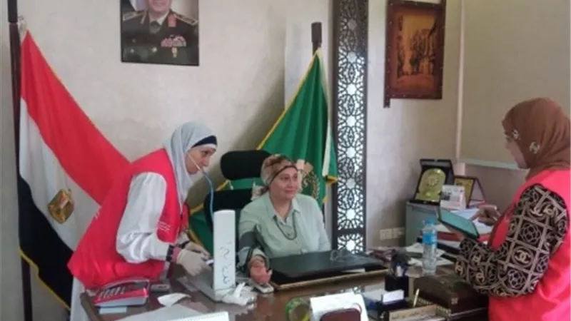مدير تعليم القليوبية تستقبل لجنة 