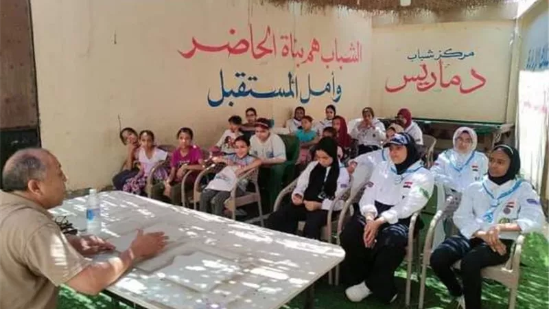 ندوة عن الزيادة السكانية ومعسكر بمركز شباب دماريس بالمنيا