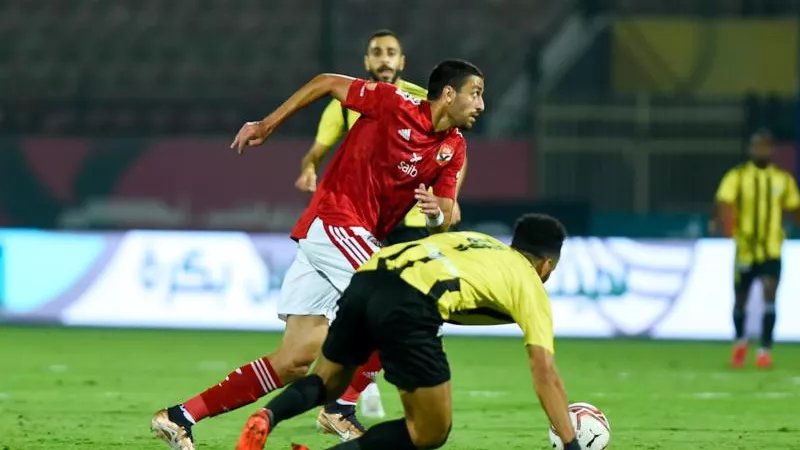 الأهلي يكتفي برباعية أمام المقاولون فى الدوري