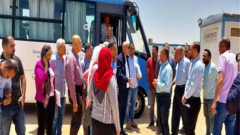 تفاصيل زيارة قيادات هيئة المجتمعات الجديدة لمدينة بدر