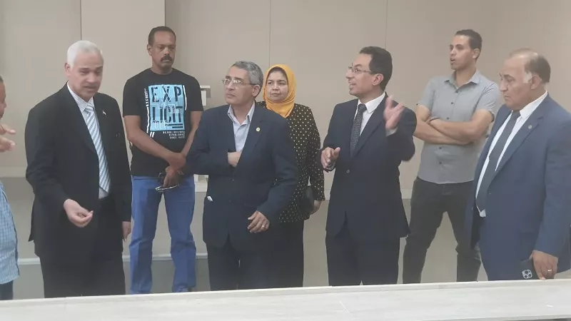 زيارة لجنة القطاع الصيدلي لكلية الصيدلة وجامعة بني سويف الأهلية