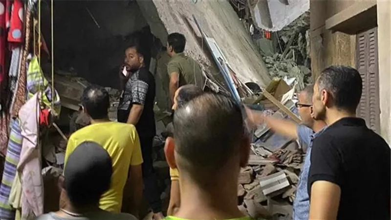 النيابة تأمر بفحص تراخيص عقار حدائق القبة المنهار
