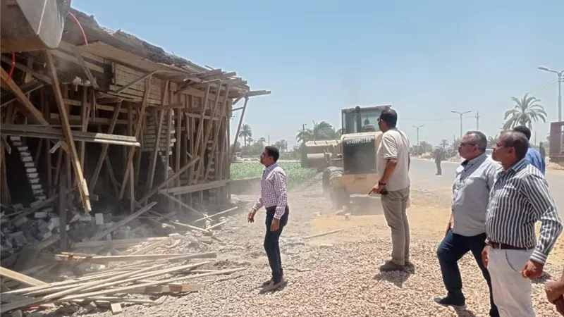 استرداد ٩٤ فدان أملاك دولة وإزالة ١١٨ حالة تعد بالمنيا
