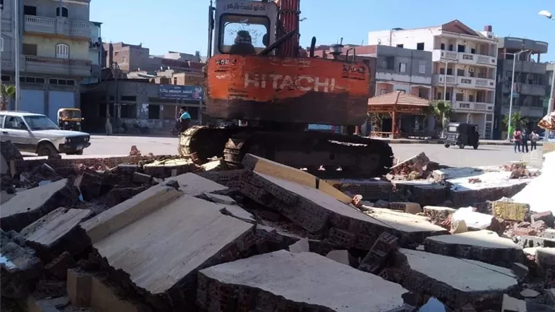 محافظ دمياط توجه بتكثيف حملات إزالة التعديات