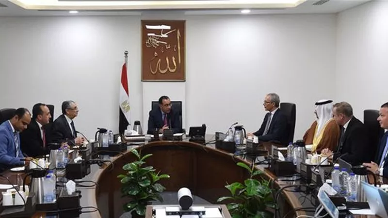 رئيس الوزراء يلتقي الرئيس التنفيذي لشركة 