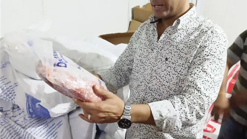 محافظة الجيزة تضبط ٤.٥طن لحوم غيرصالحة للاستهلاك الأدمي بالبدرشين