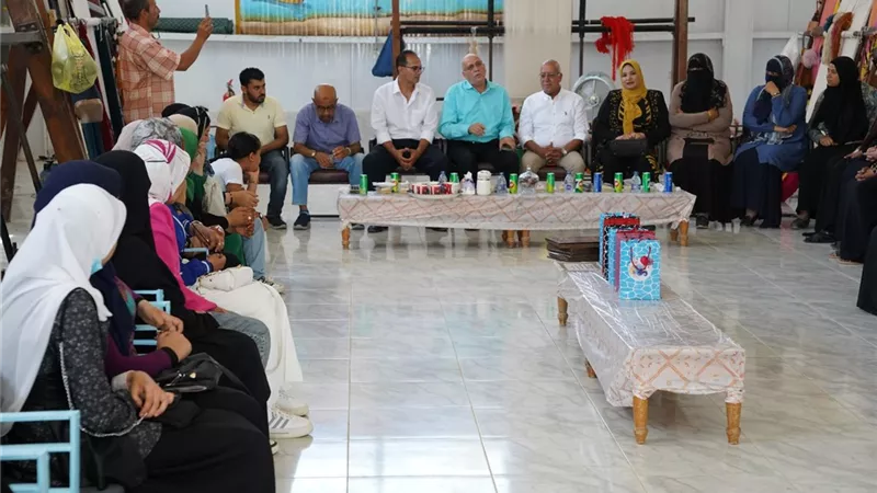 حفل تخريج أول دفعة لطلبة قسم المشغولات الصوفية بمطروح