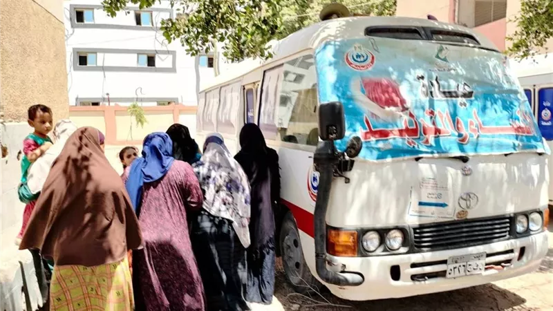 توقيع الكشف الطبي على 1699 حالة خلال قافلة علاجية بمغاغة