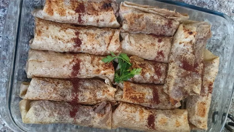 خطوات تحضير رولات المسحب العراقي