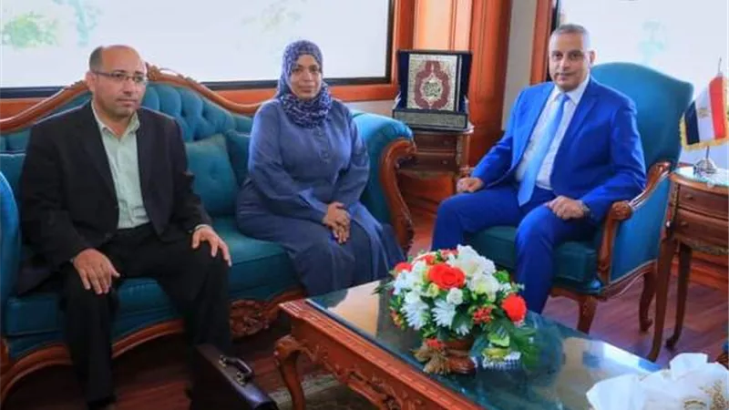 محافظ سوهاج يستقبل وكيل وزارة الزراعة الجديد